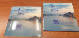 Slowakei EU-Beitritt  Slovenske Mince Vstup Europskej Unie Coin Set 2004 - Slowakije