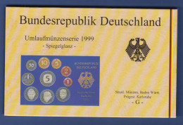 Bundesrepublik DM-Kursmünzensatz 1999 G Polierte Platte PP - Mint Sets & Proof Sets