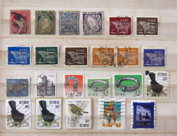 Ireland 1941 - 2000 Map Sword Celtic Animals Jewelry Birds Christmas - Used Stamps