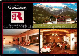 73736828 Fischen Allgaeu Hotel Rosenstock Restaurant Hallenbad Allgaeuer Alpen F - Fischen