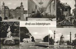 72374918 Schwetzingen Schloss Schlosscafe Hain Des Apollo Moschee Hirschgruppe G - Schwetzingen