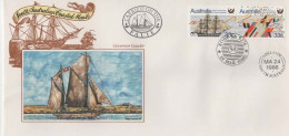 Australia PM 1277 1986 Australian Coastal Mails,Governor Gawler Ship,  Souvenir Cover - Storia Postale
