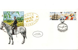 Australia PM 1316 1986 Police Mail,Stampex Aerophilately Day. Souvenir Cover - Storia Postale