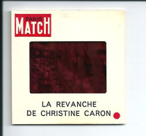 R822 - DIAPOSITIVE PARIS MATCH - LA REVANCHE DE CHRISTINE CARON - Natación