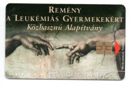 Remény A Leukémias Gyermekekét Main Doigt Télécarte Hongrie Phonecard  (D 1051) - Hungary