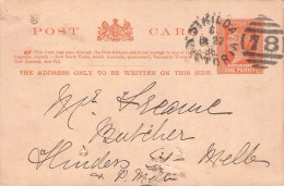 VICTORIA -  POSTCARD ONE PENNY 1896 - MELBOURNE / 5192 - Lettres & Documents