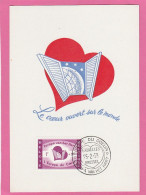 Carte Maximum - Belgique - 1959 - L'Europe Du Coeur (N°1090) - 1951-1960