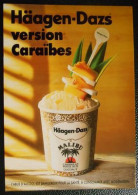 202 Carte Postale Häagen Dazs Version Caraïbes - Restaurants
