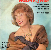 Disque De Marie-José - Tous Mes Vœux - Festival FX 1301 M - France 1962 - Disco & Pop