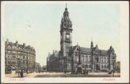 Town Hall, Sheffield, Yorkshire, 1904 - Blum & Degen Postcard - Sheffield