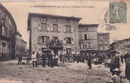 SAINT DIDIER LA SEAUVE              LA PLACE DE LA FONTAINE - Saint Didier En Velay