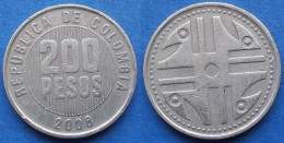 COLOMBIA - 200 Pesos 2008 "Quimbaya Artwork" KM# 287 Republic - Edelweiss Coins - Colombie