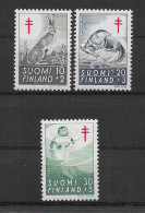 Finnland 1962 Tiere Mi.Nr. 551/53 Kpl. Satz ** - Ungebraucht