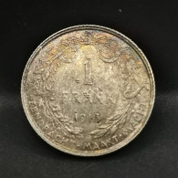 1 FRANK ARGENT 1913 ALBERT 1er EN NEERLANDAIS BELGIQUE / BELGIUM SILVER - 1 Franco