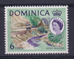 Dominica: 1966/67   QE II - Pictorial    SG201   6c  [Wmk Sideways]      MNH - Dominica (...-1978)