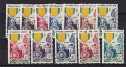 Grandes Séries Coloniales - 1952 - Centenaire De La Médaille Militaire - 12 Valeurs - Neuf * Avec Charnière - TB - 1952 Centenaire De La Médaille Militaire