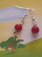 1 PAIRE DE  BOUCLES D.OREILLES FAIT PAR MOI-MEME - Boucles D'oreilles