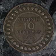  Tunisie / Tunisia, Muhammad V, 10 Centimes, 1911, , Bronze, TTB (EF),
KM#236 , Lec.102 - Tunisia