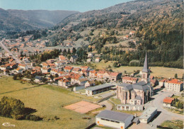 SAULXURES SUR MOSELOTTE VUE GENERALE AERIENNE LE CENTRE ET LES AMIAS 1974 CPSM 10X15 TBE - Saulxures Sur Moselotte