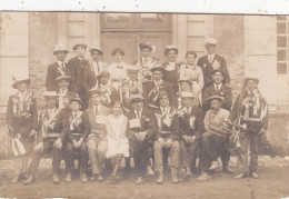 49 - St GEORGES Sur LOIR : Groupe De Conscrits - Carte Photo Ss Mention De Photographe - Même Provenance - Rare. - Saint Georges Sur Loire