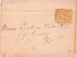 VICTORIA -  WRAPPER HALF PENNY 1898 HAMILTON / 5193 - Brieven En Documenten