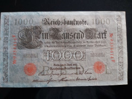 BANCONOTA Germania 1000 Marchi Reichsbanknote Anno 1910 COME DA FOTO - Other & Unclassified