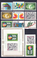UNO Wien 1980 - Jahrgang Mit Nr. 7 - 15, Postfrisch ** / MNH - Unused Stamps