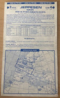 AIRPLANE FLIGHT PLAN ,JEPPESEN ,EUROPE ,HIGH  ALTITUDE ENROUTE CHARTS,EFFECTIVE 29 JUN 89 - Andere & Zonder Classificatie