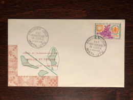 WALLIS & FUTUNA FDC COVER 1968 YEAR WHO HEALTH MEDICINE STAMPS - Covers & Documents