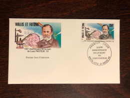 WALLIS & FUTUNA FDC COVER 1995 YEAR PASTEUR HEALTH MEDICINE STAMPS - Covers & Documents