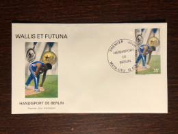 WALLIS & FUTUNA FDC COVER 1997 YEAR DISABLED SPORTS HEALTH MEDICINE STAMPS - Brieven En Documenten