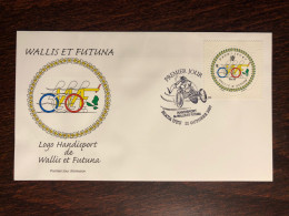 WALLIS & FUTUNA FDC COVER 2007 YEAR DISABLED SPORT HEALTH MEDICINE STAMPS - Lettres & Documents