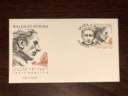 WALLIS & FUTUNA FDC COVER 2009 YEAR BRAILLE BLIND HEALTH MEDICINE STAMPS - Covers & Documents