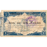 59 - MAUBEUGE - SOLRE-LE-CHATEAU - BON DE 1 FRANC - 11/03/1915 - Zonder Classificatie