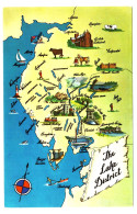 Map Card The Lake District - Autres & Non Classés