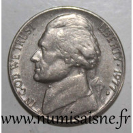 ETATS UNIS - KM 192 - 5 CENTS 1977 D - Denver - THOMAS JEFFERSON - TTB - Andere & Zonder Classificatie