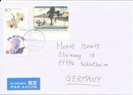 Japan Cover Sent Air Mail To Germany 20-11-2005 Topic Stamps - Cartas & Documentos