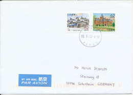Japan Cover Sent Air Mail To Germany 10-1-2011 Topic Stamps - Briefe U. Dokumente