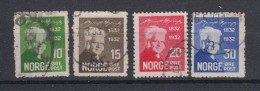 NOORWEGEN - Michel - 1932 - Nr 163/66 - Gest/Obl/Us - Oblitérés