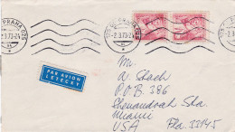 From Czechoslovakia To USA - 1972 - Lettres & Documents