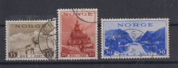 NOORWEGEN - Michel - 1939 - Nr 200/02x (T/D 13 : 13 1/2) - Gest/Obl/Us - Gebruikt