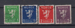 NOORWEGEN - Michel - 1940 - Nr 207/10 - Gest/Obl/Us - Gebruikt