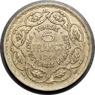 Monnaie Tunisie - 1946 - 5 Francs - Muhammad VIII Al-Amin Protectorat Français - Tunisia
