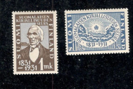 FINLAND....1931: Michel 162/3** - Unused Stamps