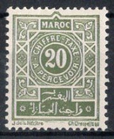 MAROC Timbre-Taxe N°30** Neuf Sans Charnière TB Cote : 4.50€ - Timbres-taxe