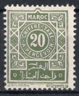 MAROC Timbre-Taxe N°30** Neuf Sans Charnière TB Cote : 4.50€ - Portomarken