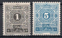 MAROC Timbres-Taxe N°27** & 28** Neuf Sans Charnière TB Cote : 1.50€ - Timbres-taxe