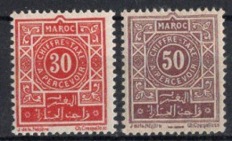 MAROC Timbres-Taxe N°31** & 32** Neufs Sans Charnière TB Cote : 2.50€ - Postage Due