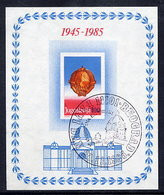 YUGOSLAVIA 1985 40th Anniversary Of Republic Block Used.  Michel Block 27 - Oblitérés