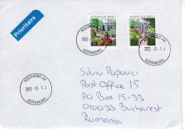 SWEDEN:  Cover Circulated To Romania - Registered Shipping! - Oblitérés